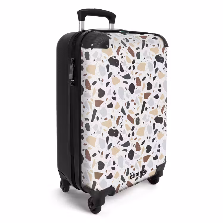 Suitcase - Terrazzo natural color pattern — 4