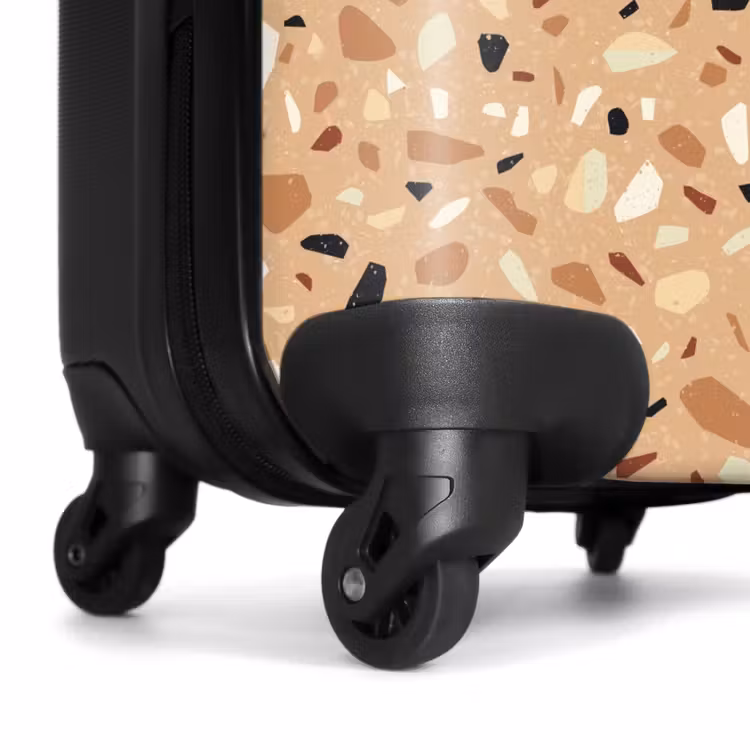 Suitcase - Terrazzo pattern colorful brown — 6