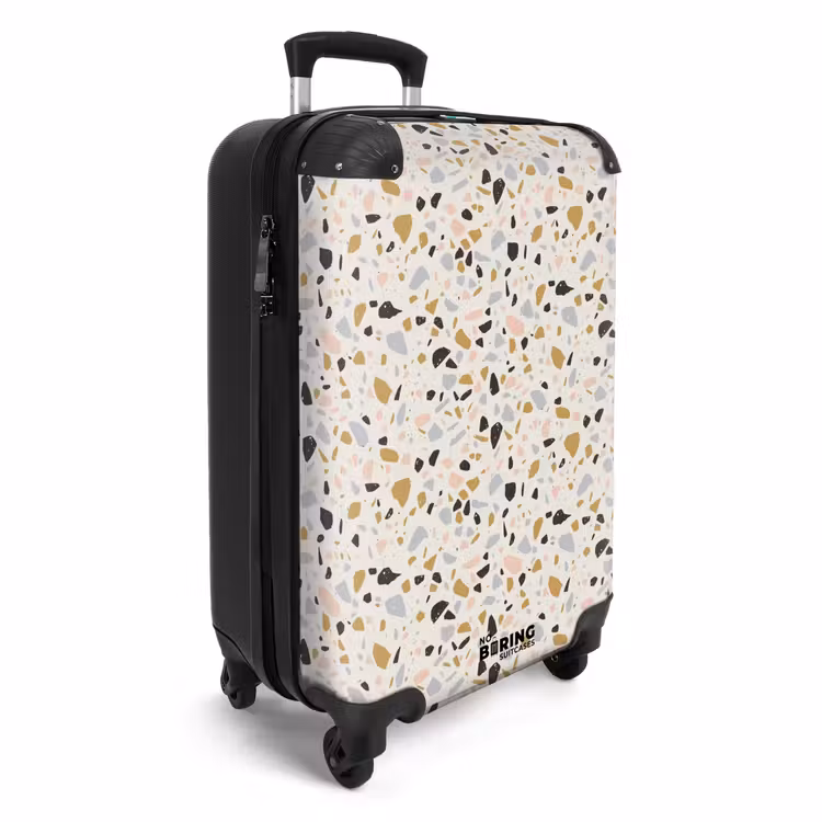 Suitcase - Terrazzo pattern multicolored — 4