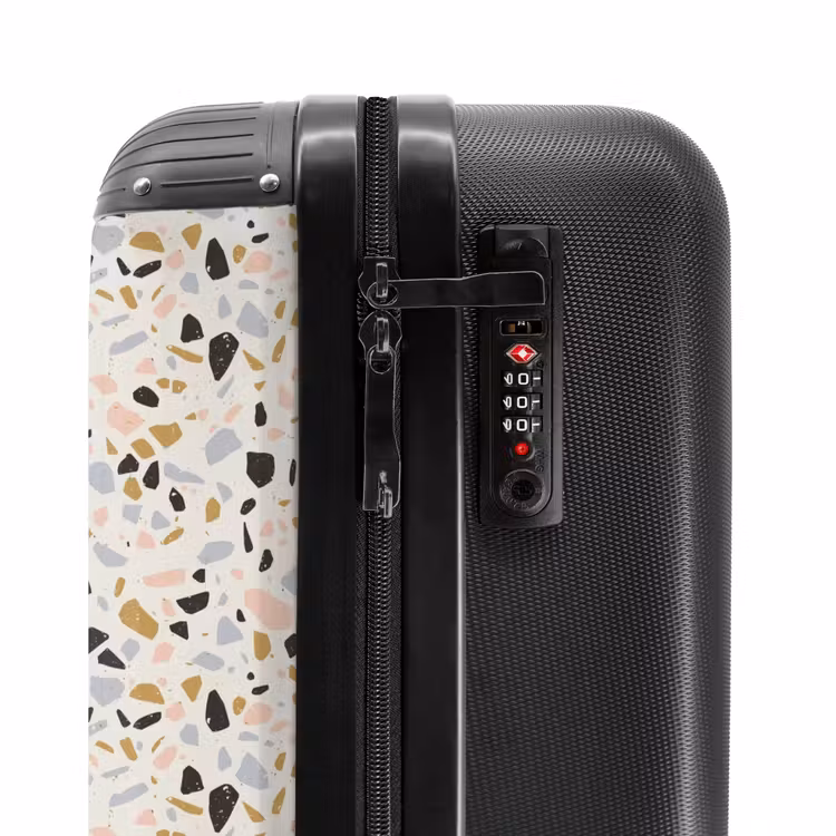 Suitcase - Terrazzo pattern multicolored — 5