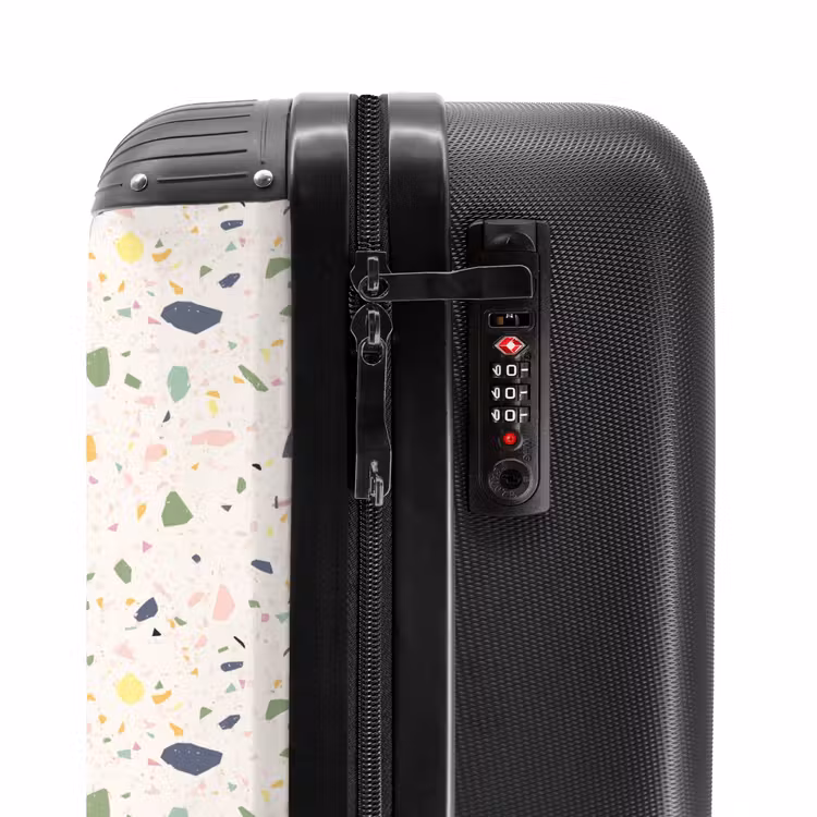 Suitcase - Terrazzo pattern multicolored confetti — 5