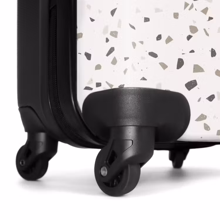 Suitcase - Terrazzo pattern multicolored gray — 6