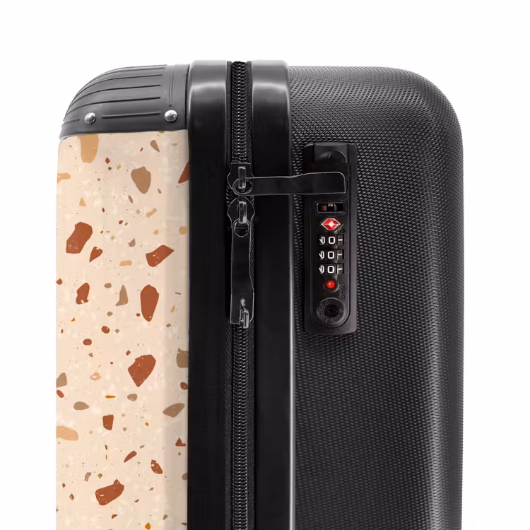 Suitcase - Terrazzo pattern multicolored terra — 5