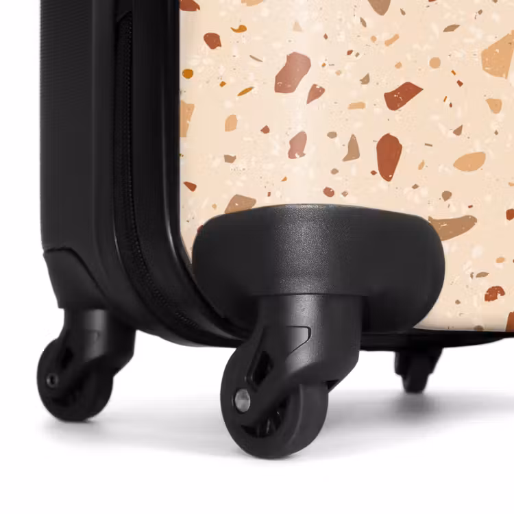 Suitcase - Terrazzo pattern multicolored terra — 6