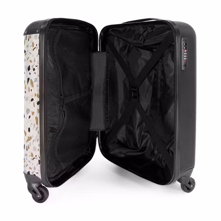Suitcase - Terrazzo pattern natural beige — 3