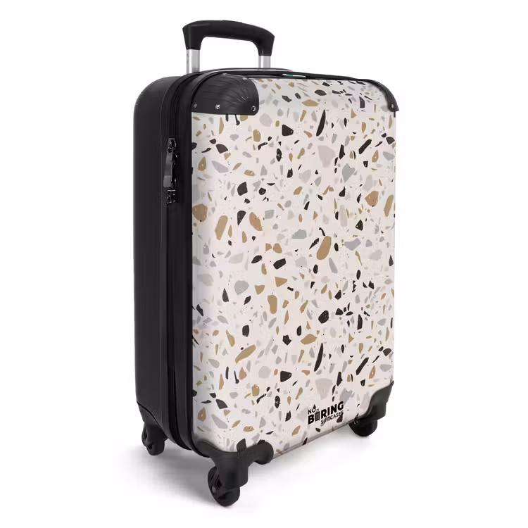 Suitcase - Terrazzo pattern natural beige — 4