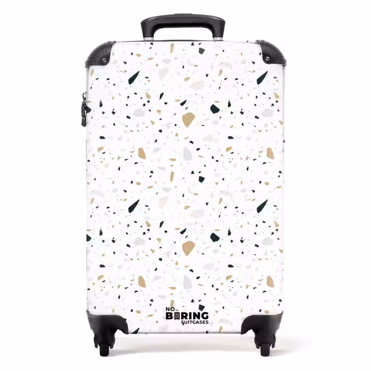 Suitcase - Terrazzo pattern neutral — 1