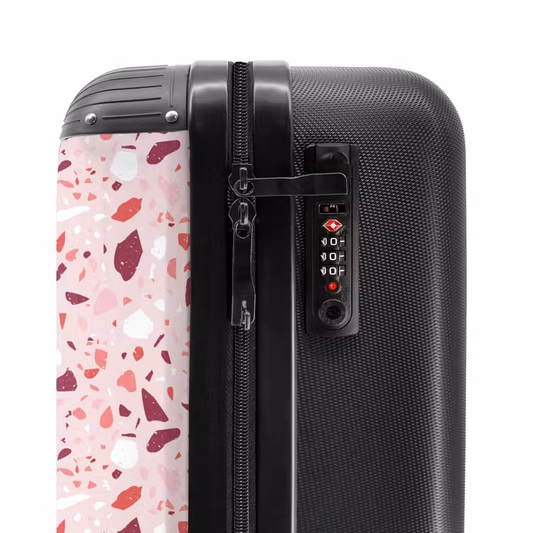 Suitcase - Terrazzo pattern pink — 5