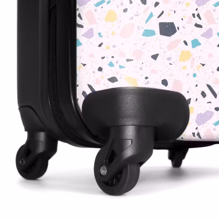 Suitcase - Terrazzo pattern pink confetti — 6