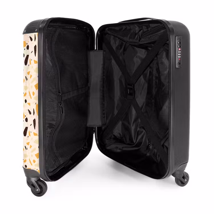 Suitcase - Terrazzo pattern yellow — 3
