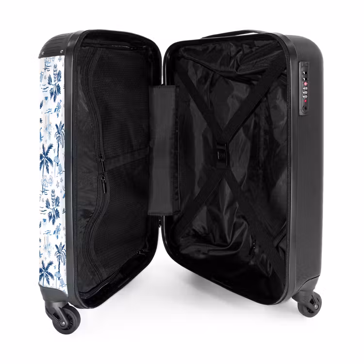 Suitcase - Vacation pattern blue — 3