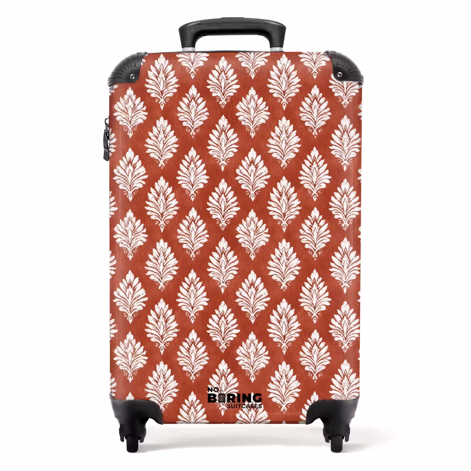 Suitcase - Baroque print red — 1