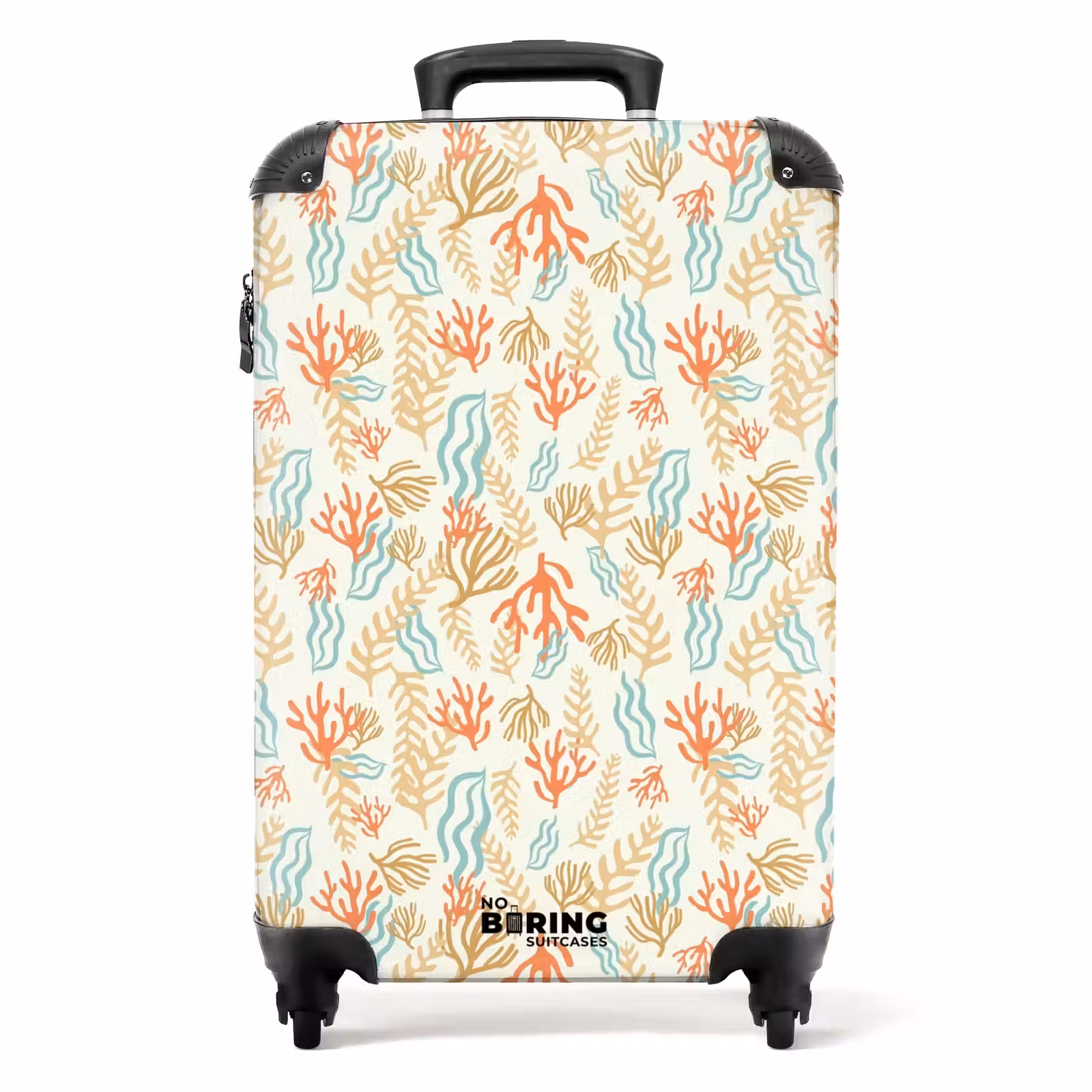 Suitcase - Coral pattern colorful — 1