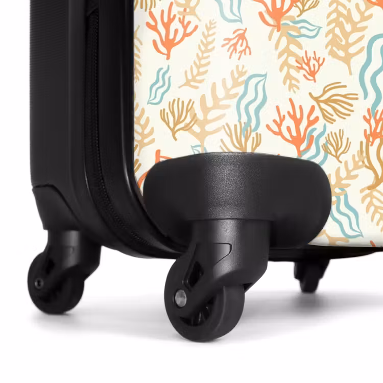 Suitcase - Coral pattern colorful — 7
