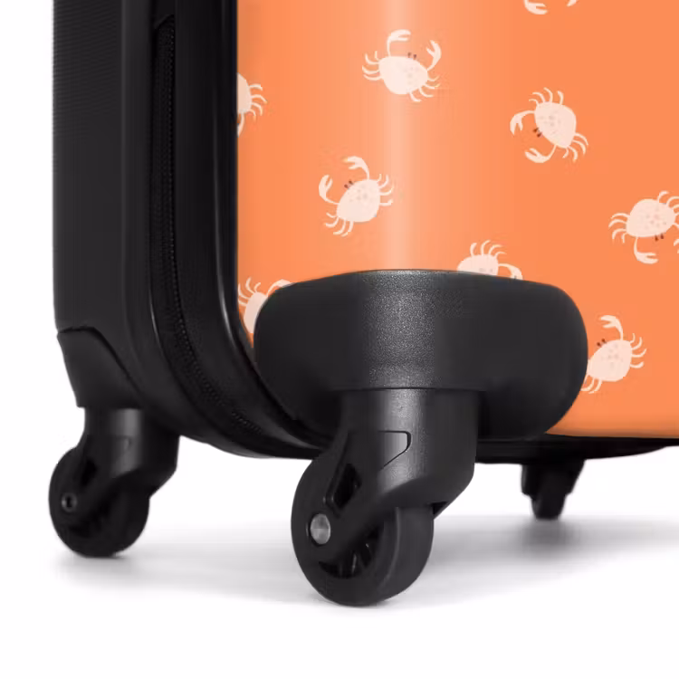 Suitcase - Crab pattern orange — 7