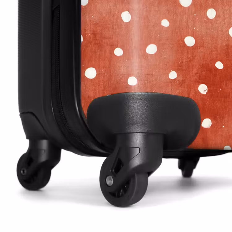 Suitcase - Dots pattern red — 6