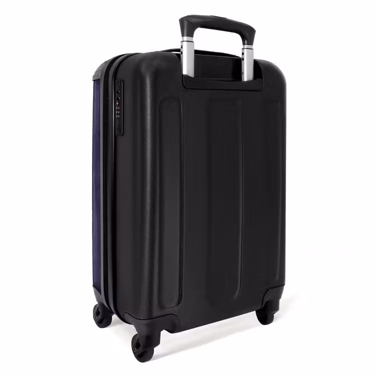 Suitcase - Leather look center purple — 2