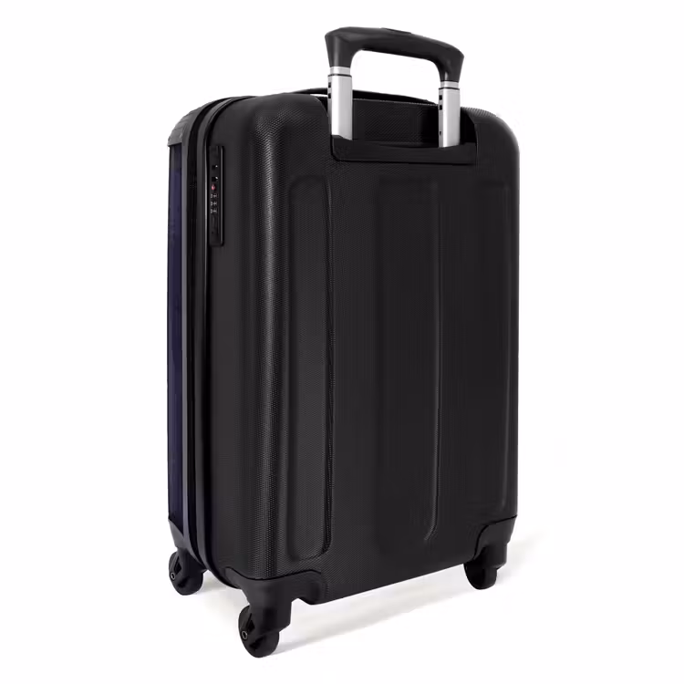 Suitcase - Leather look navy blue — 2