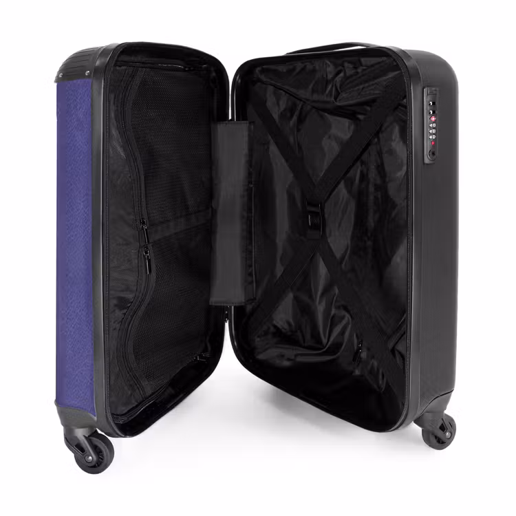 Suitcase - Leather look purple — 3