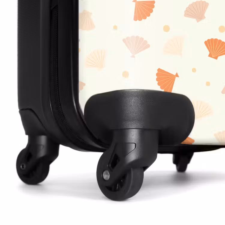 Suitcase - Shells pattern orange — 7