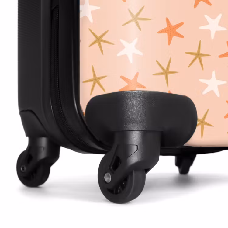 Suitcase - Starfish pattern pink — 7