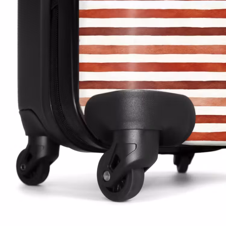 Suitcase - Stripes pattern red — 6