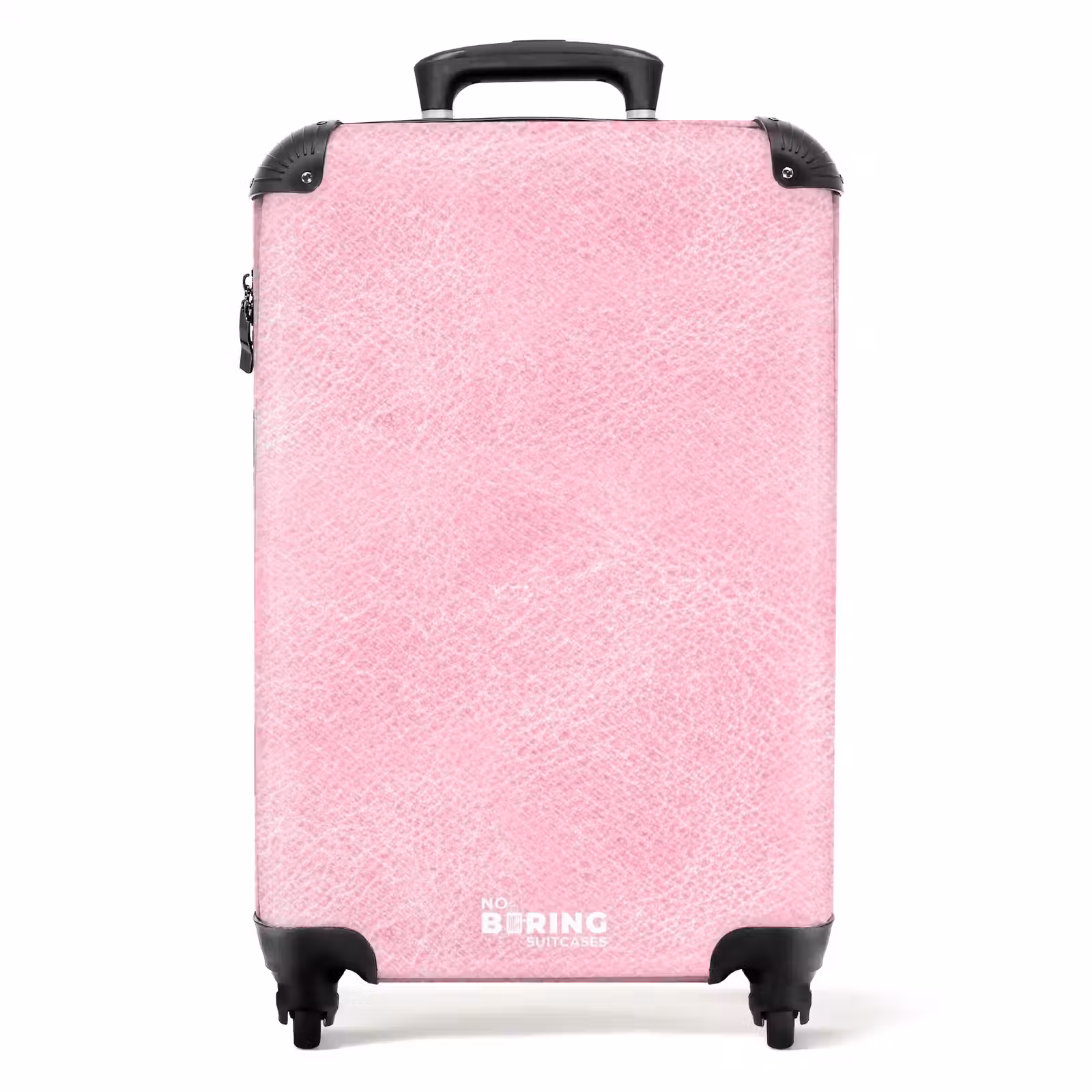 Suitcase - Leather look light pink — 1