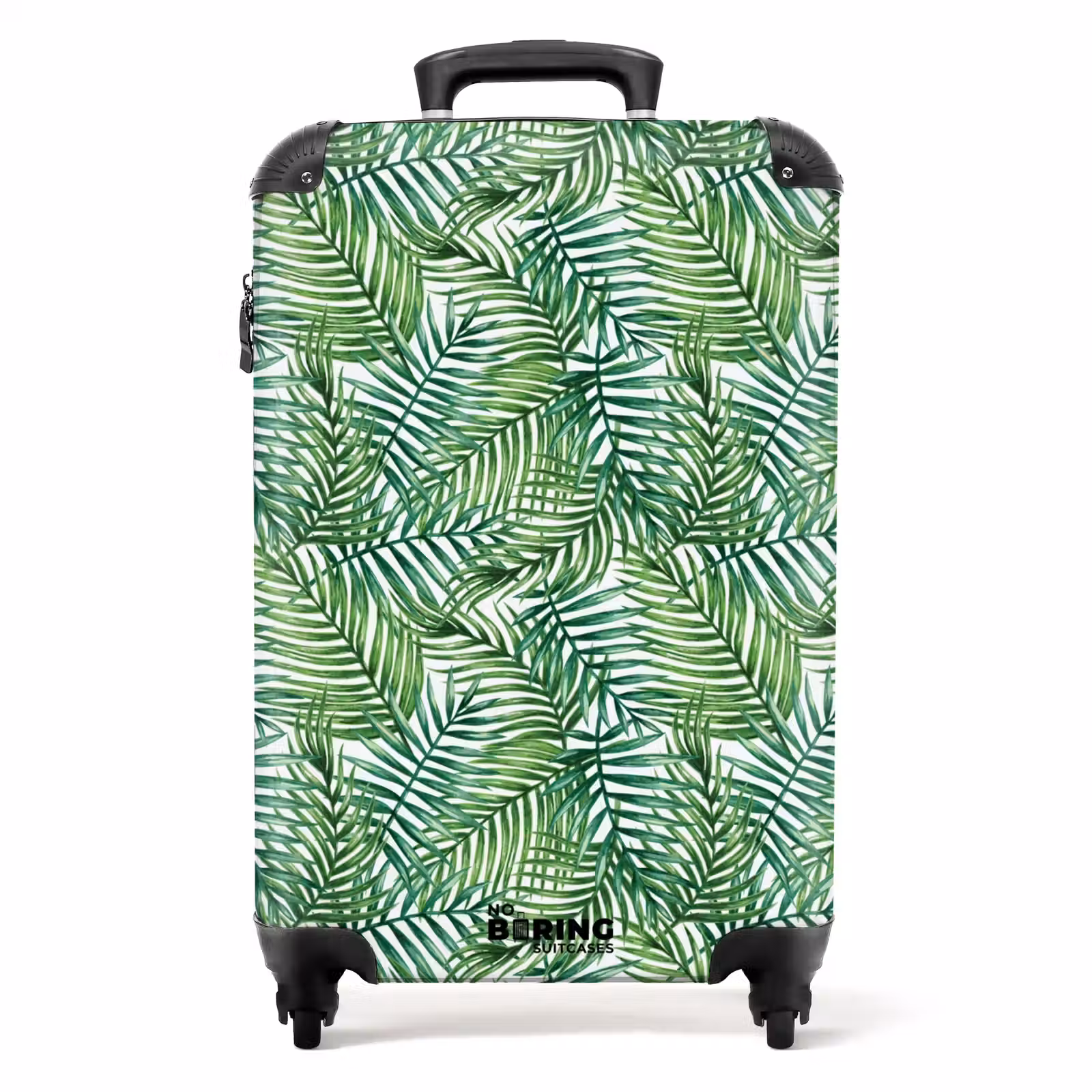 Suitcase - Palm leaves pattern colorful — 1
