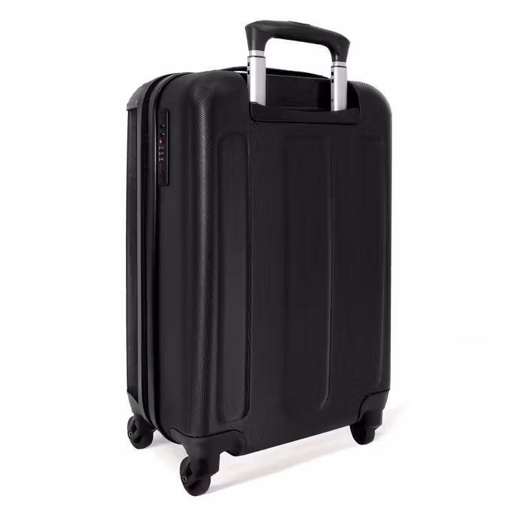 Suitcase - Leather look black — 2