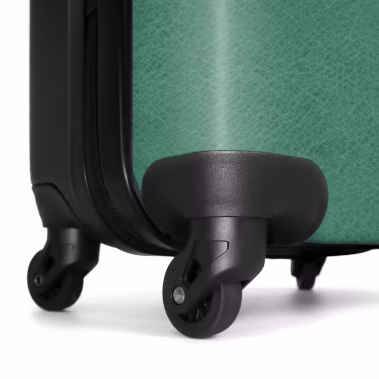 Suitcase - Leather look blue green — 6