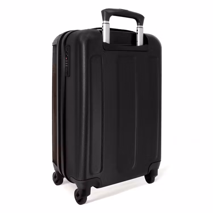 Suitcase - Leather look chocolate brown — 2