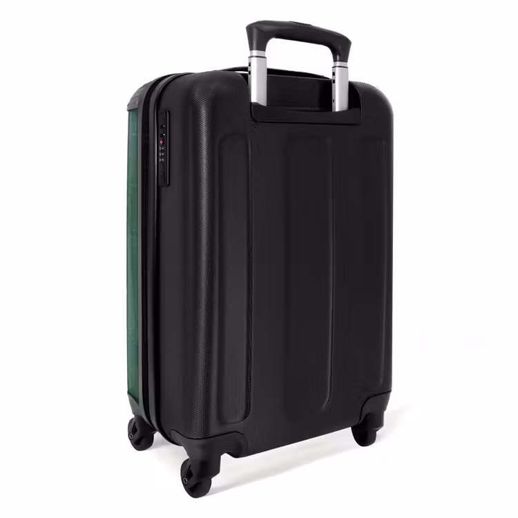 Suitcase - Leather look color green — 2