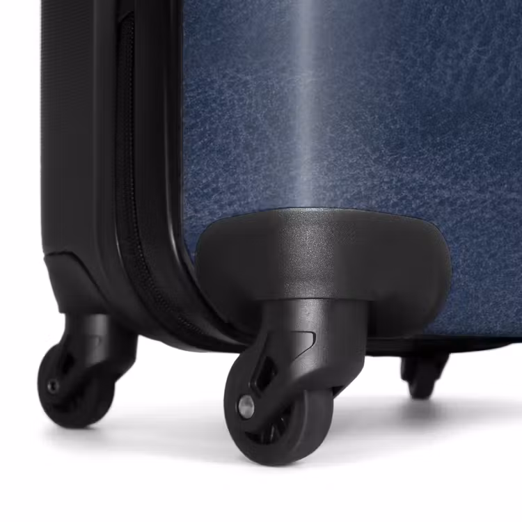 Suitcase - Leather look dark blue — 6