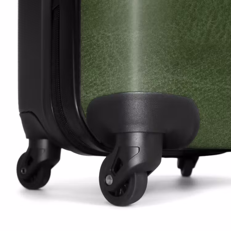 Suitcase - Leather look forest green — 6