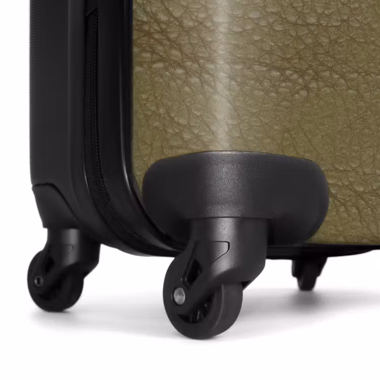 Suitcase - Leather look forest green — 6