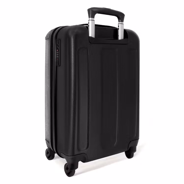 Suitcase - Leather look gray — 2