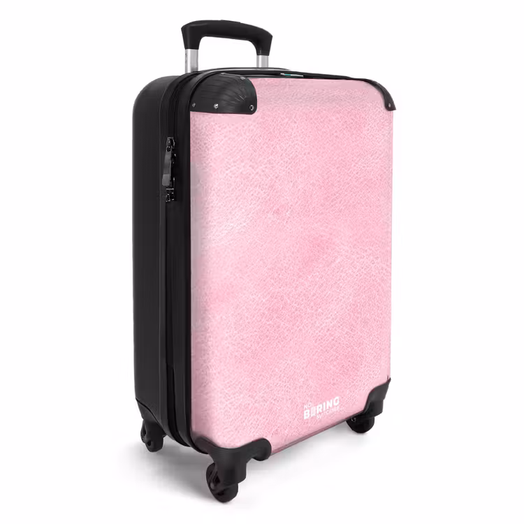 Suitcase - Leather look light pink — 4