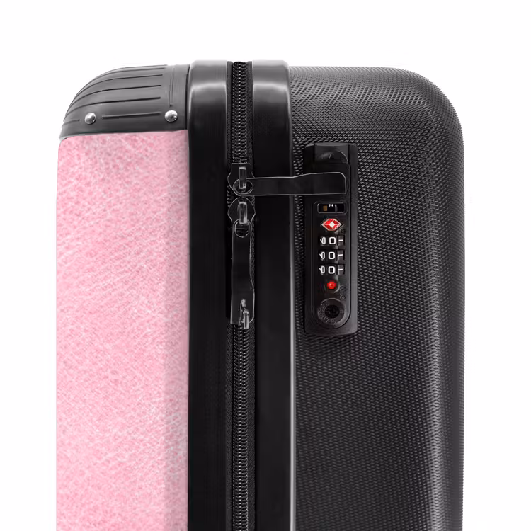Suitcase - Leather look light pink — 5