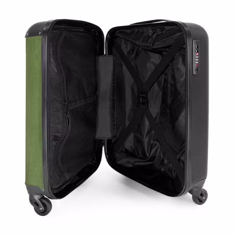 Suitcase - Leather look mint green — 3