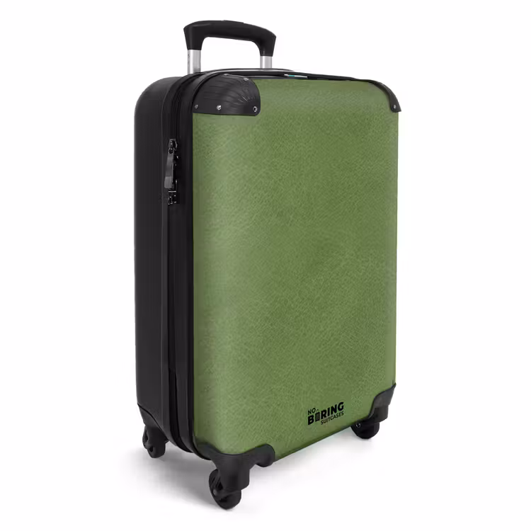 Suitcase - Leather look mint green — 4