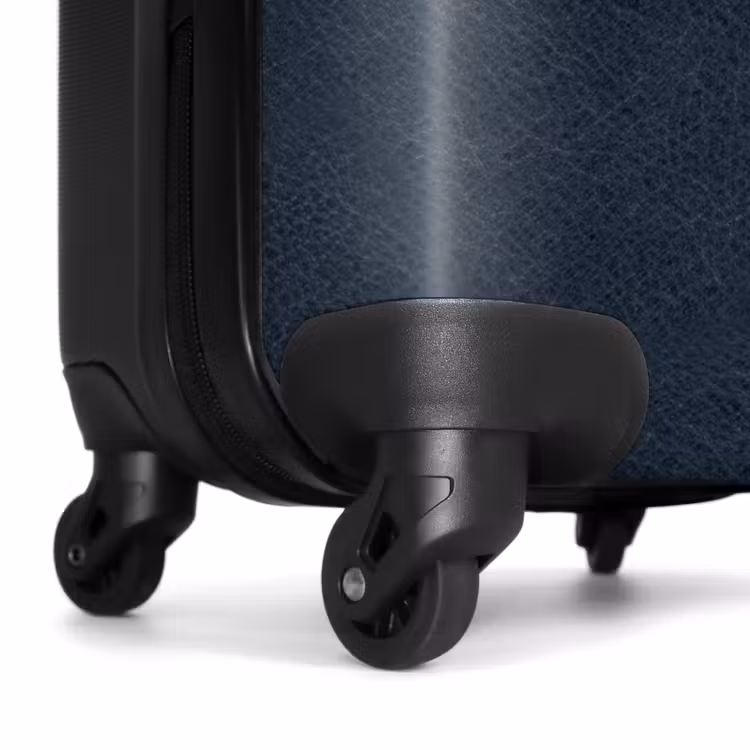Suitcase - Leather look navy blue — 6