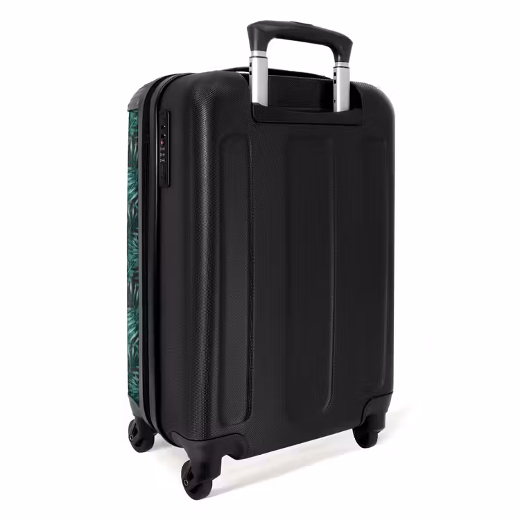 Suitcase - Palm leaves pattern green — 2
