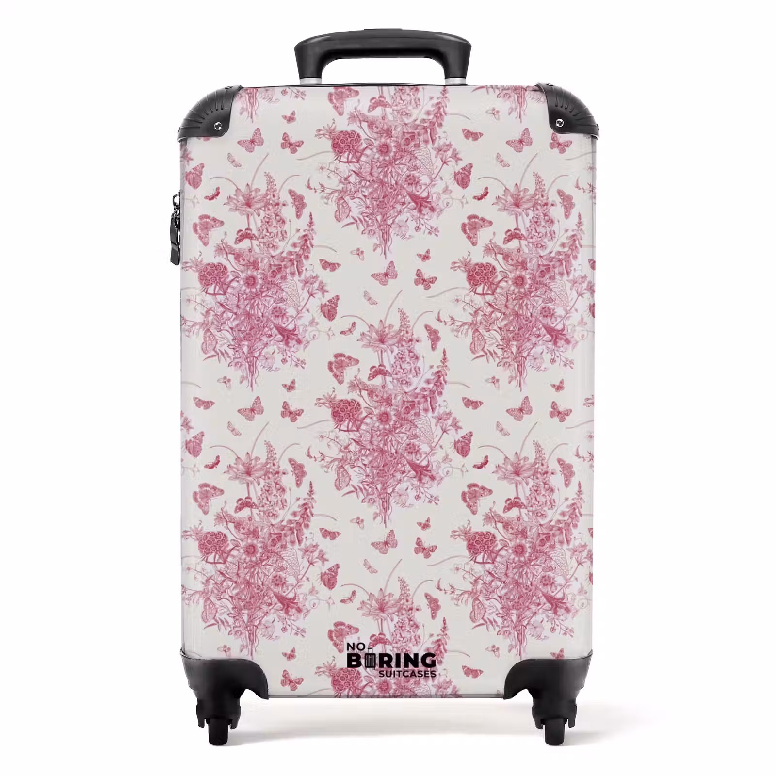 Suitcase - Classic bouquet pattern pink — 1
