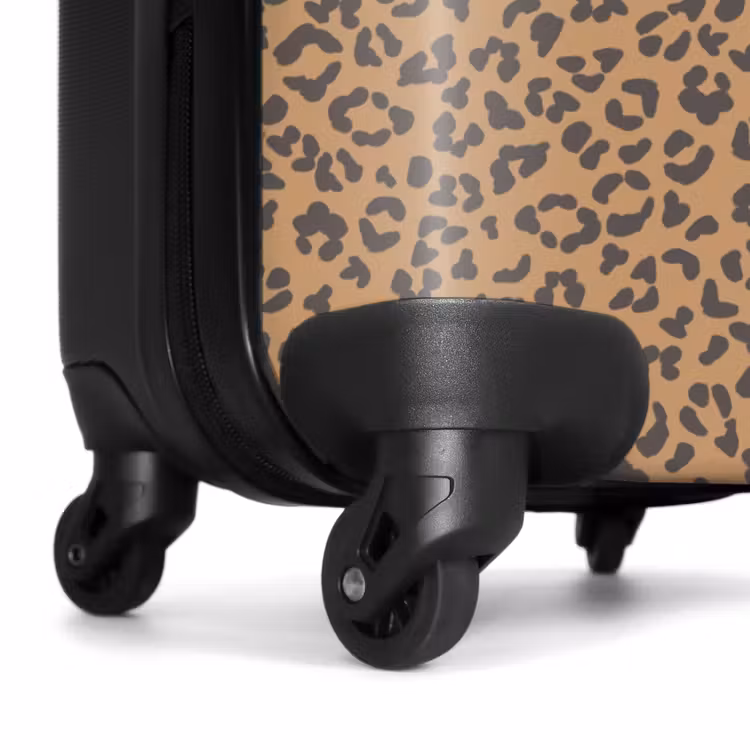 Suitcase - Animal print panther brown — 7