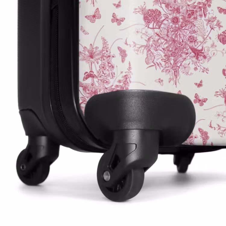 Suitcase - Classic bouquet pattern pink — 7