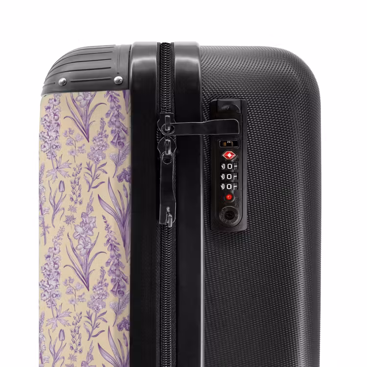 Suitcase - Classic floral pattern purple — 6