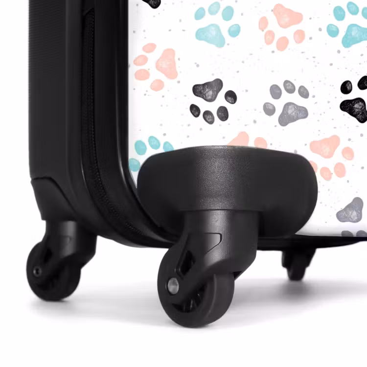 Suitcase - Dog paw pattern colored — 7