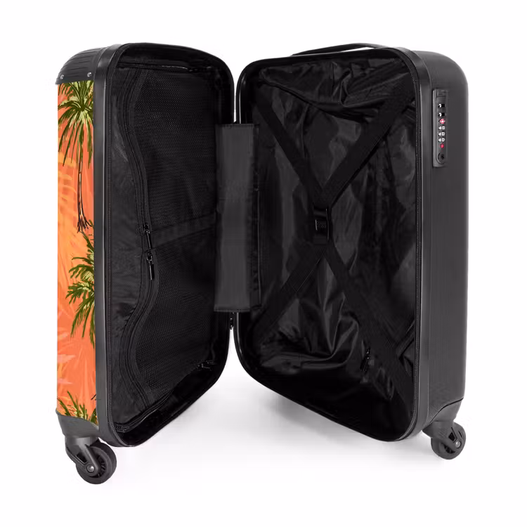 Suitcase - Palm trees with bright background. — 3
