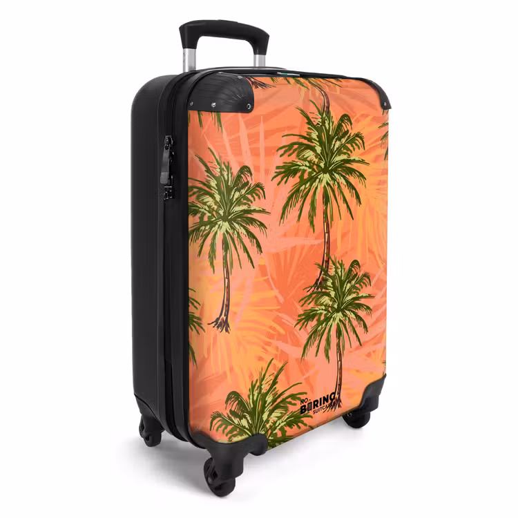 Suitcase - Palm trees with bright background. — 4