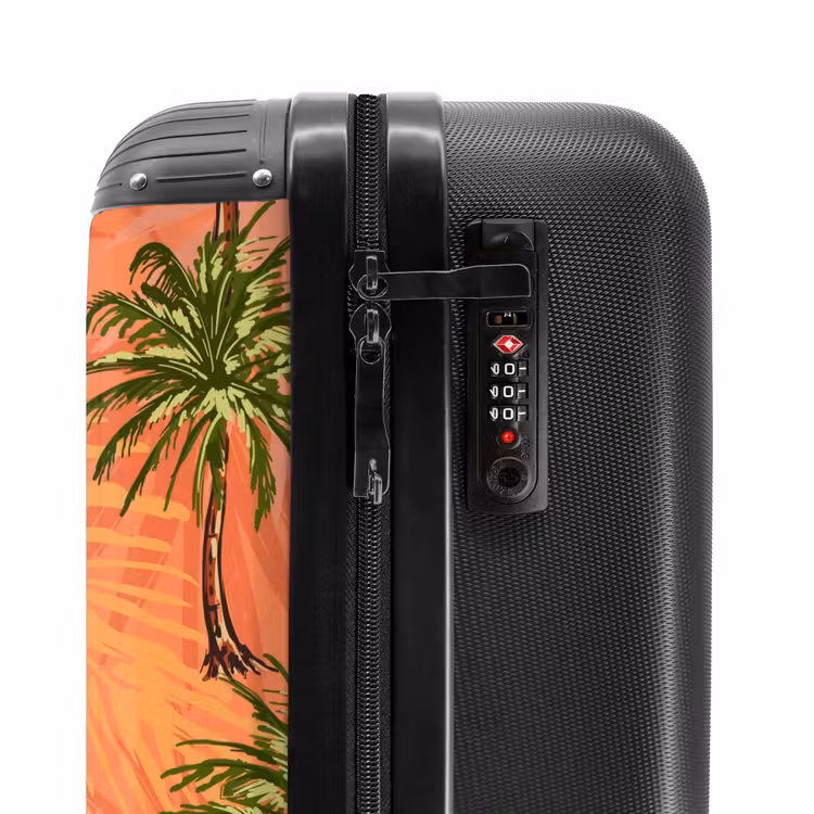 Suitcase - Palm trees with bright background. — 5